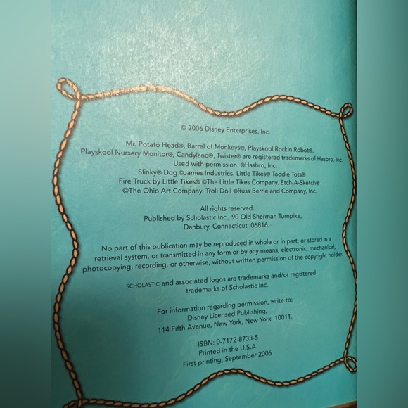 Scholastic Disney Pixar Hardback Toy Story book. Wonderful world of reading. - Picture 6 of 6